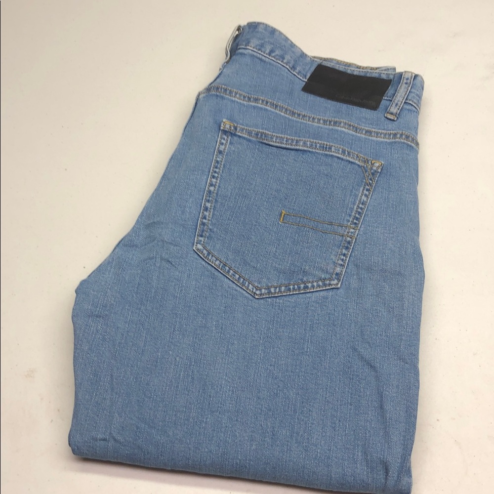 MENS CALVIN KLEIN STRAIGHT LEG JEANS 34x32 ⭐️